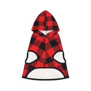 Buffalo Plaid Personalized & Custom Pet Hoodie - Custom Pet Apparel