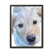 Load image into Gallery viewer, Framed Custom Canvas Artwork of Pet&#39;s Image - Your Posh Pet