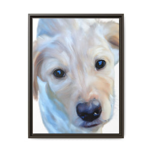 Framed Custom Canvas Artwork of Pet's Image - Your Posh Pet