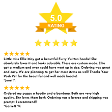 Load image into Gallery viewer, Pets - Holiday Lights Personalized &amp; Custom Pet Hoodie - Custom Pet Apparel